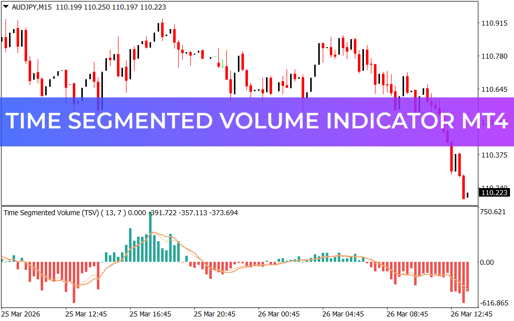 Time Segmented Volume Indicator MT4