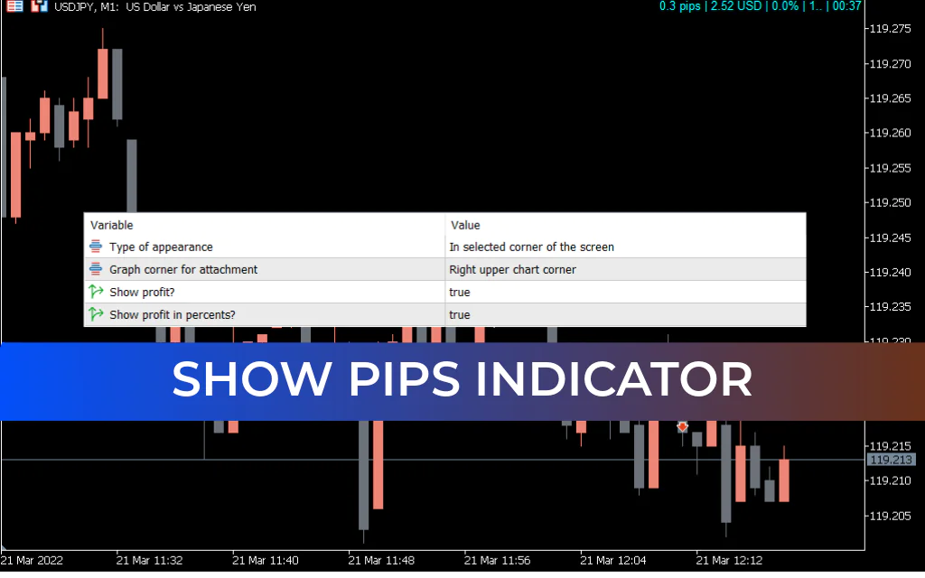 Show Pips indicator
